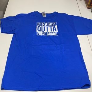 Straight outta first grade t-shirt